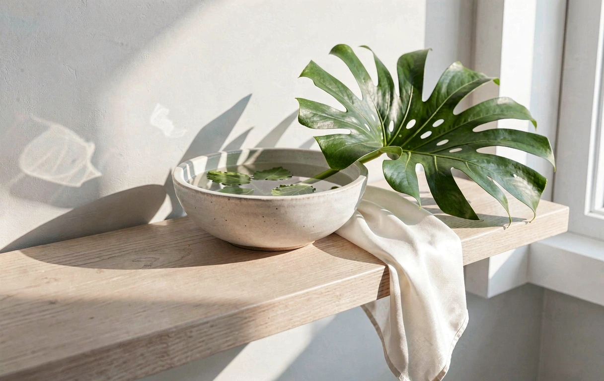 Morning skin preparation ritual